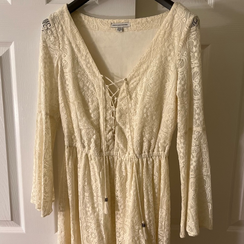 Lacy Peasant Dress